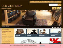 Tablet Screenshot of oldwestshop.ch